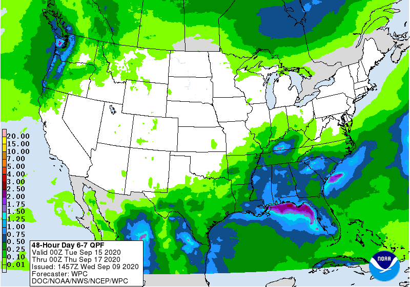 48 Hour Day 6-7 QPF